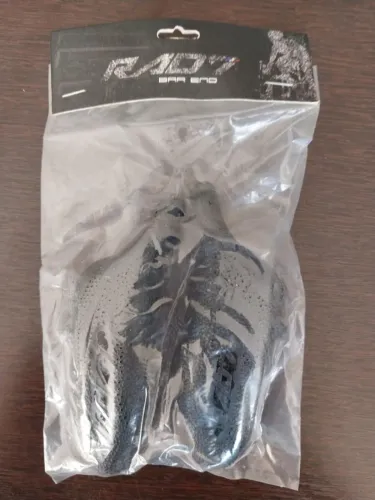 Bar End Mtb Chifre Rad7 Ergonomico Preto