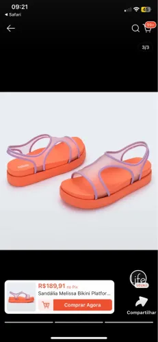 Melissa bikini tamanho 36 novinha na caixa