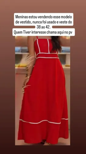 Desapego vestido nunca usado
