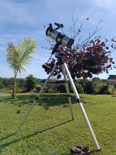 Telescópio Refrator Uetek 1000114 Astronômico com Tripé - Estelar