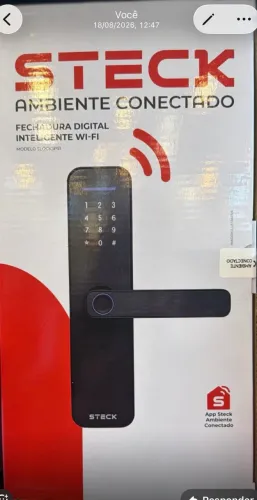 Fechadura eletrônica steck