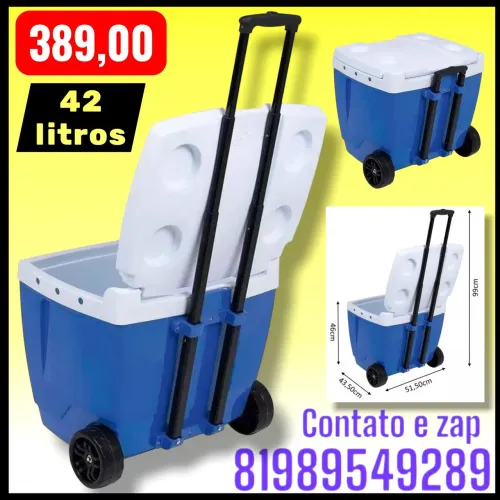 Caixa Térmica da mor com Rodinhas 