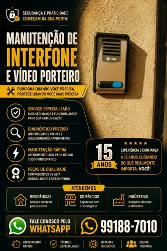 Manutenção de Interfone e Vídeo Porteiro