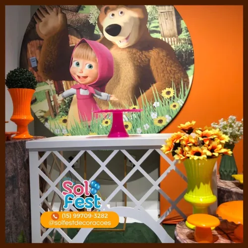 Decoração pegue e monte
