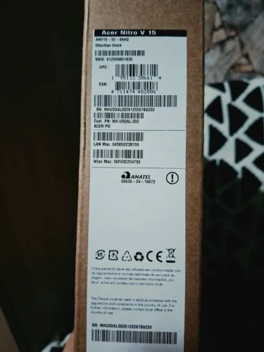 Acer Nitro V15 RTX 4060 I9 13 Th