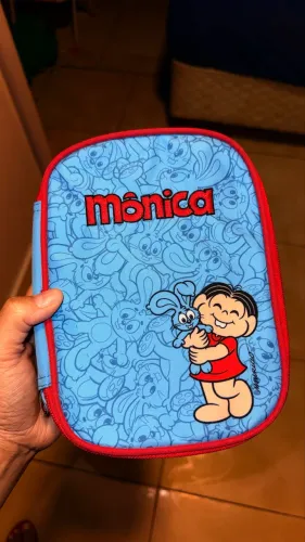 Estojo escolar Mônica
