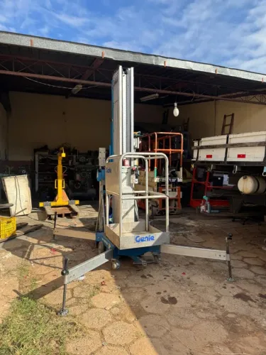 plataforma elevatoria de mastro unico genie awp40