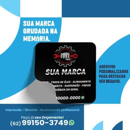 Adesivos Personalizados para Empresas - Impressão e Recorte