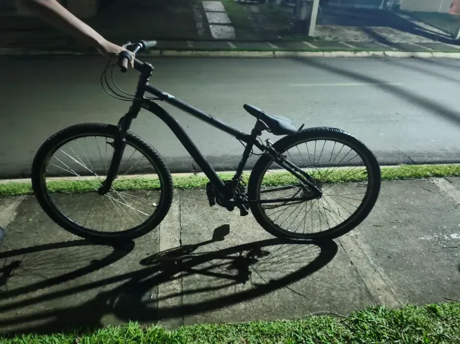 Caloi (com quadro de tubo curvado )