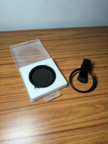 Filtro ND variável para câmera + Adaptador para celular