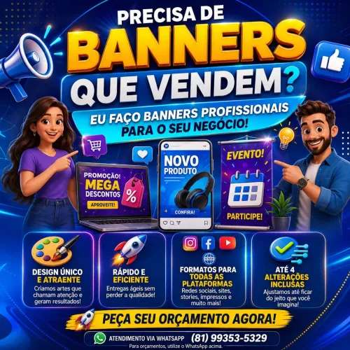 Banners Virtuais Personalizados