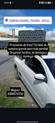 Frete campina grande pra toda paraiba