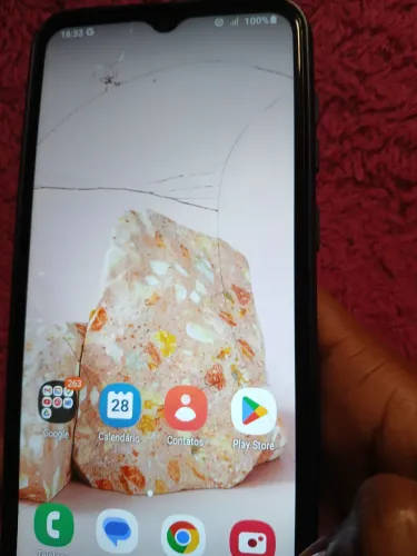 Celular Samsung A03 core 32/2 gb Tela quebrada 