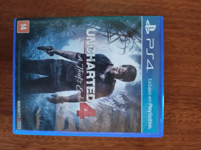 Uncharted 4 mídia física ps4 