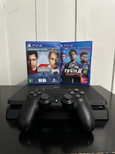 Ps4 Slim 500 GB + 3 Jogos