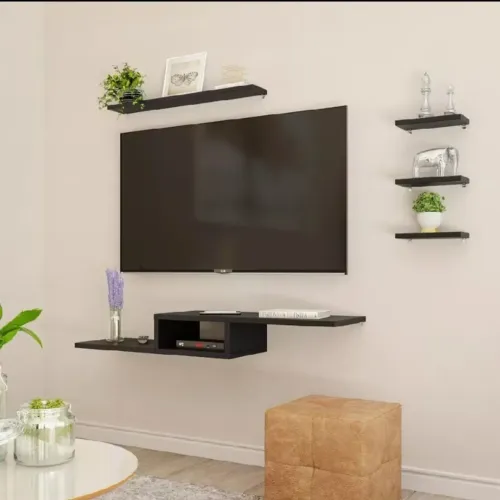 Kit prateleiras para painel de tv