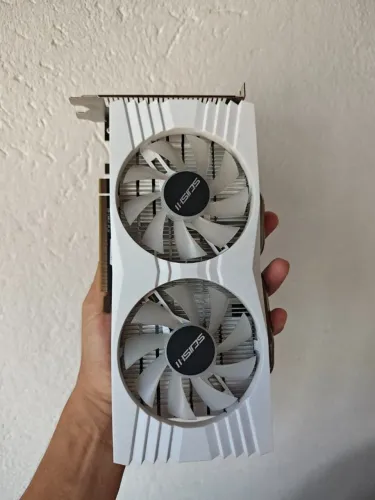 Placa de Vídeo RX 580 8GB Branca Usada Funcionando 100%(Faço envio)