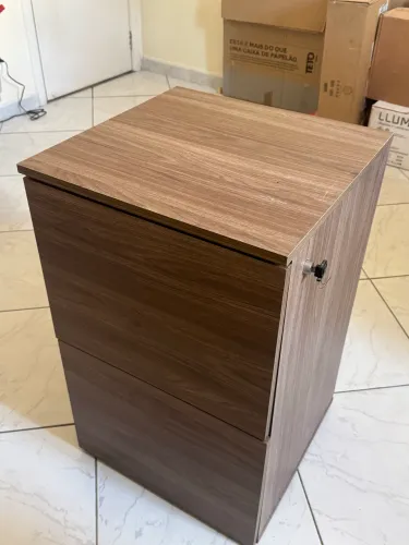 Arquivo de Escritório 2 Gavetas c/ Chave - Pasta Suspensa - Ótimo Estado