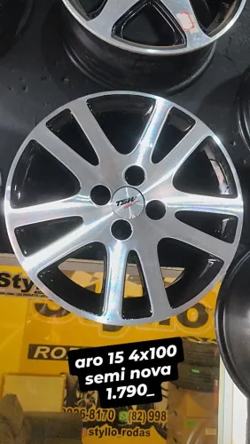 aro 15 semi novas 4x100