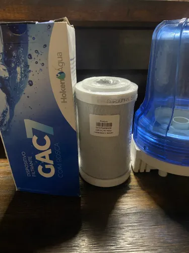Filtro de chuveiro Hoken/ leve GRÁTIS ?O REFIL? ( novo na caixa )