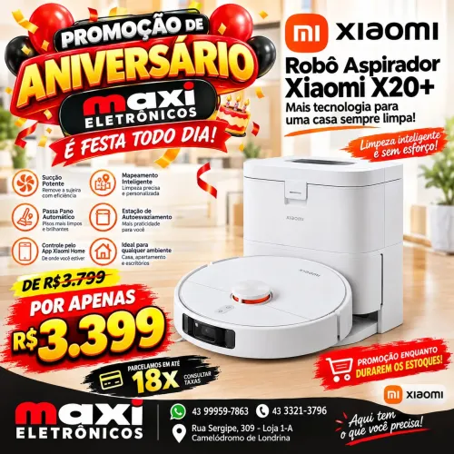 Robô XAIOMI x20+