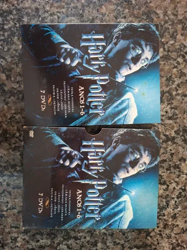 Box Harry Potter Anos 1 a 6 - 7 DVDs Originais + Bastidores