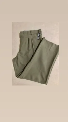Calça Social Masculina 44 verde musgo