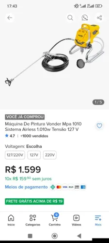 Máquina de pintura 