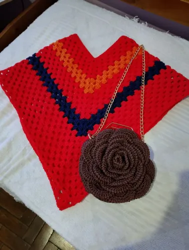 Bolsa mega rosa dupla