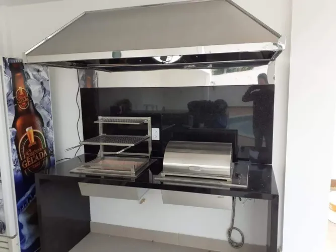 Coifa industrial em aço inox 