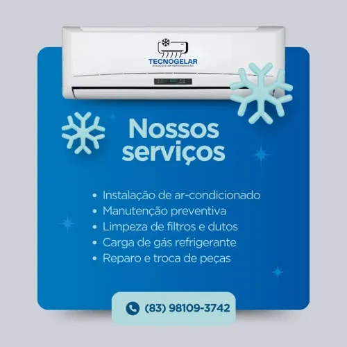 Serviços de ar-condicionados, Limpeza, instalação e consertos.