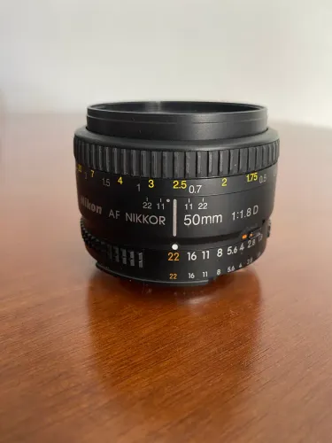 Lente Nikon AF Nikkor 50mm f/1.8D - Clara e Nítida | Oportunidade