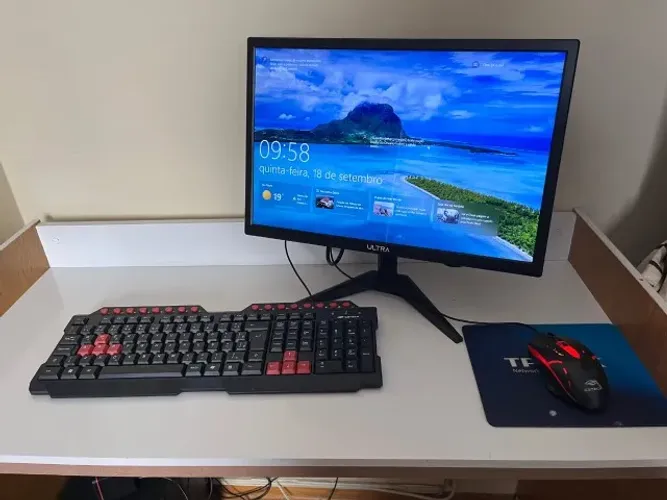 Computador Completo (UPD I7-6700 + MON 20" + MOUSE GAMER + TECLADO GAMER + CAIXA DE SOM)