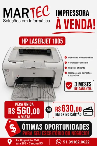 Impressora HP Laserjer 1005