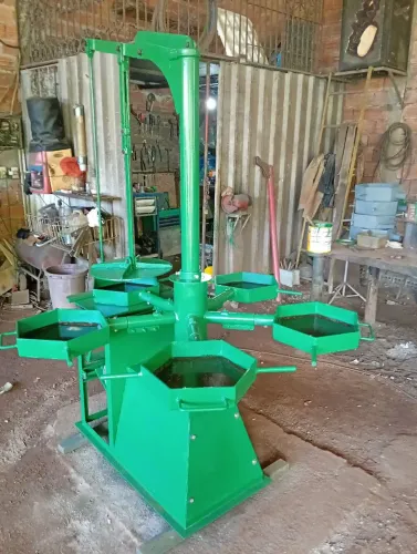 Máquina de fábrica bloco sextavado