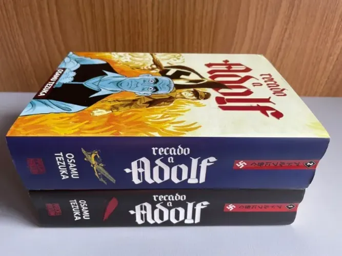 Mangá Recado a Adolf Volumes 1 e 2, de Osamu Tezuca - Editora Pipoca & Nanquim