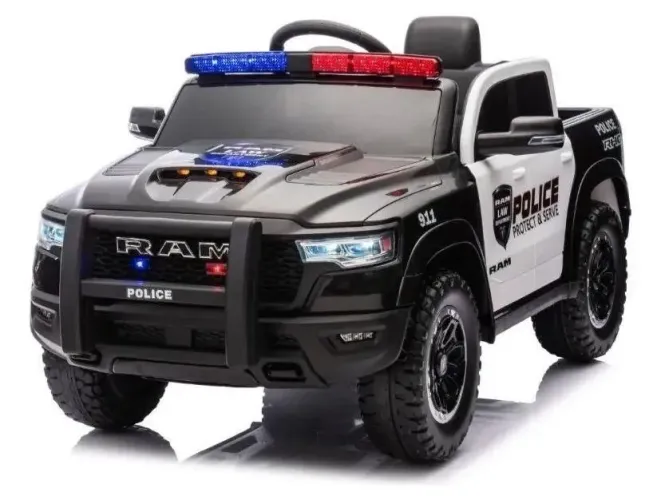 MINI DODGE RAM 1500 ELÉTRICO 12V INFANTIL LICENCIADO RHO POLÍCIA