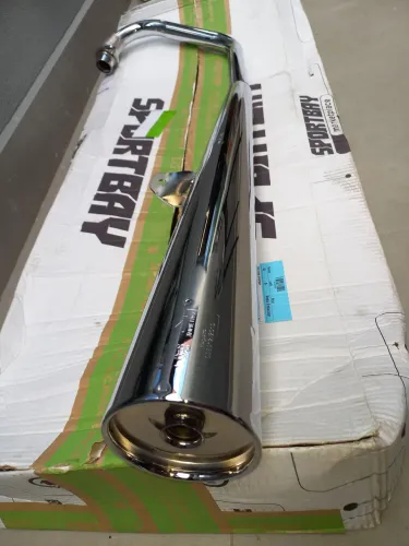 Escape estralador titan 150 esd com bacalhau novo na caixa