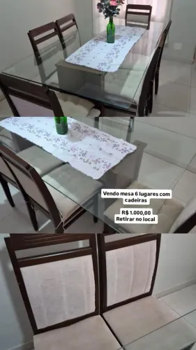 Mesa de 6 lugares
