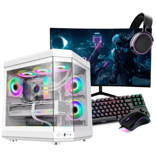 PC Gamer Completo Ryzen 7 5800X, RTX 4060 Ti, 64GB RGB DDR4, SSD NVMe 1TB, 700W 80 Plus, F