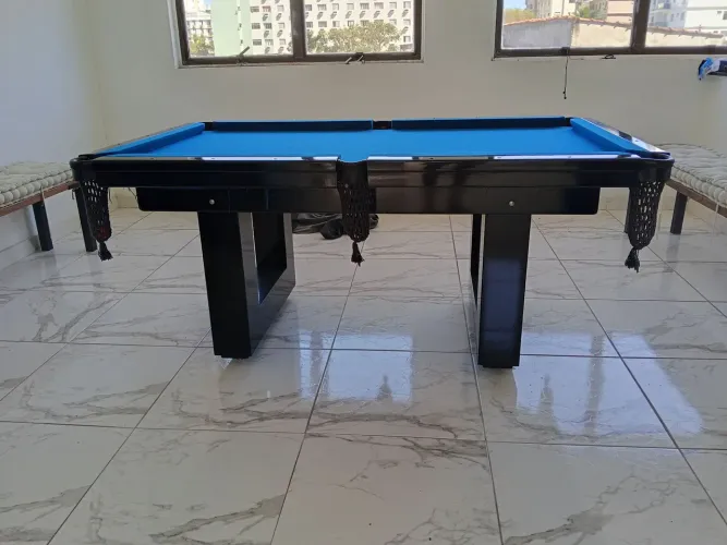 Mesa de sinuca Premium tampo de mármore 