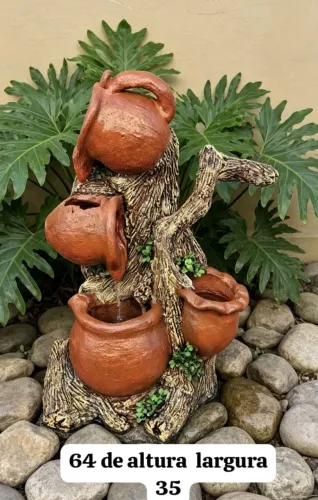 fonte de água artesanal para comércio ou residência