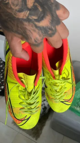 Chuteira Nike Mercurial Society Amarelo Neon Original Tam. 44
