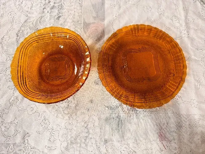 Tigela de Vidro Temperado - Terracota Canelado - Antiguidade