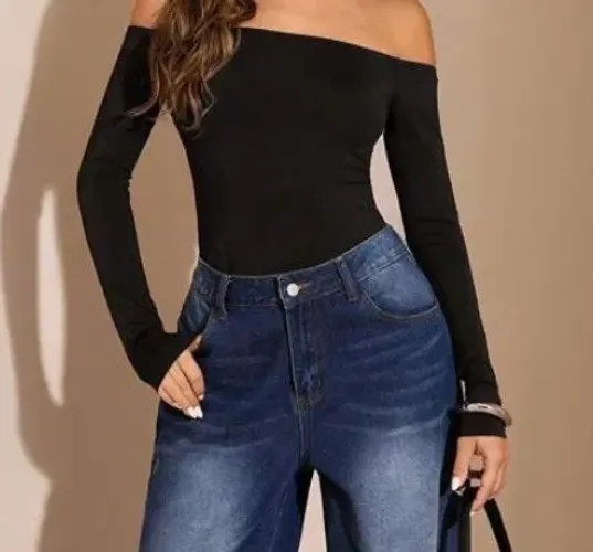 Body Feminino Preto 