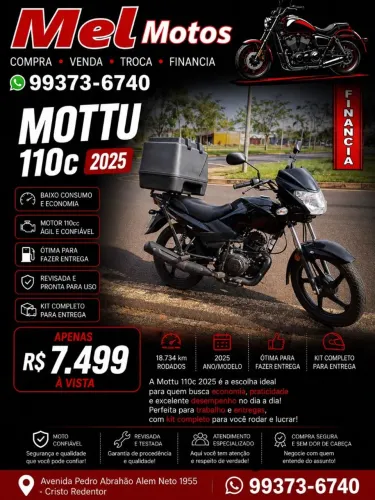 Mottu 110i sport recibo em branco pegar e rodar ótima pra fazer entregas.