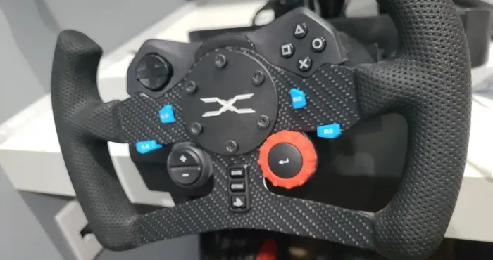 Volante Logitech G29 Completo + Pedais Invertidos Extreme + Add-on F1 Swe29 Extreme + Dash