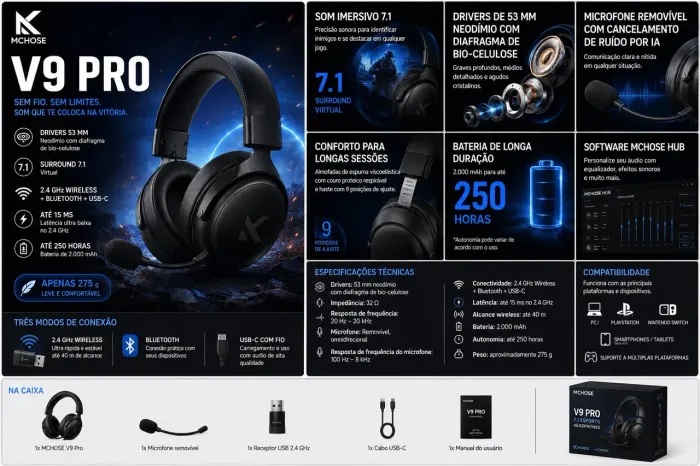 MCHOSE V9 PRO