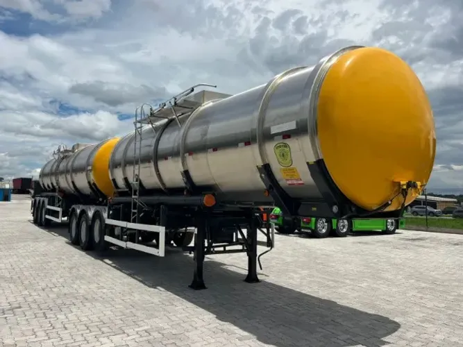 Carreta Rodotrem Tanque Inox Rodotecnica 2014 Bitrem 9 Eixo