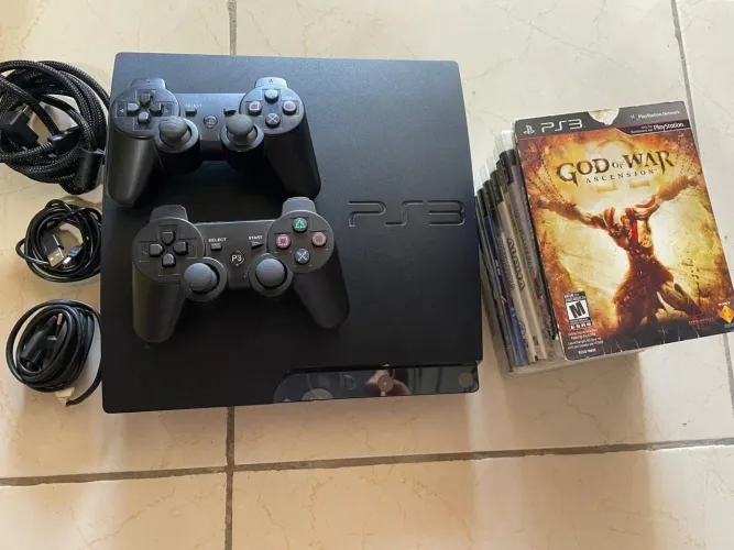 PS3 SLIM COMPLETO
